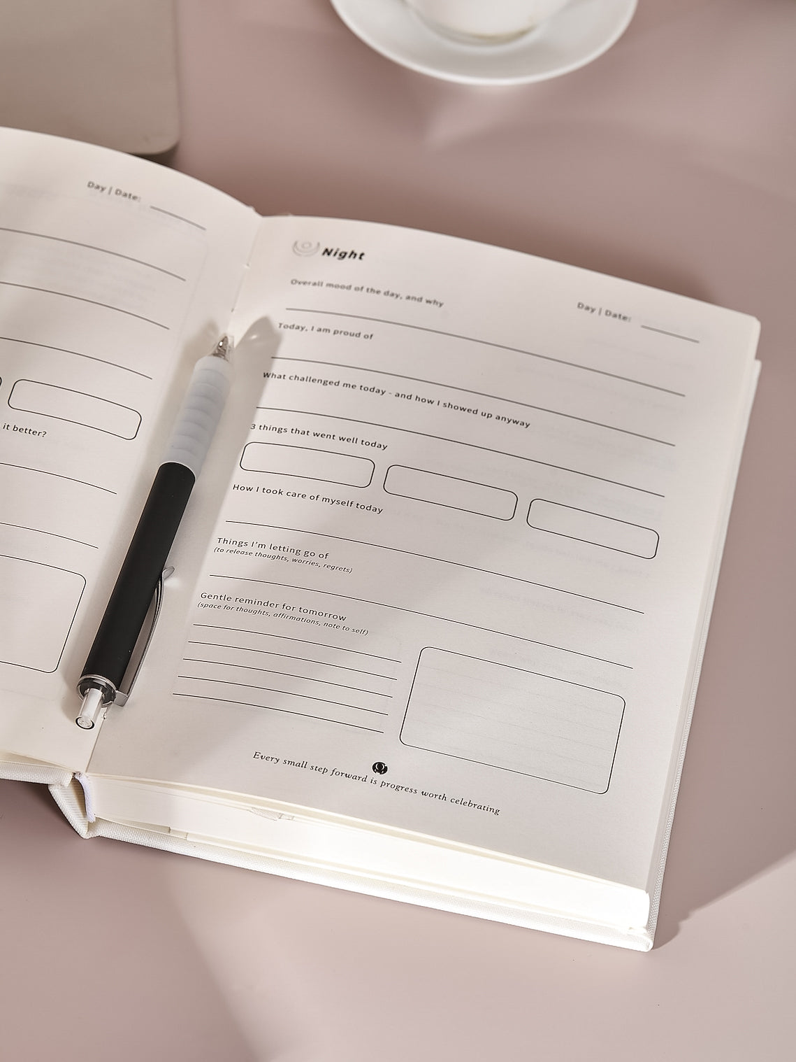 The Mornight Journal: Soft Ivory